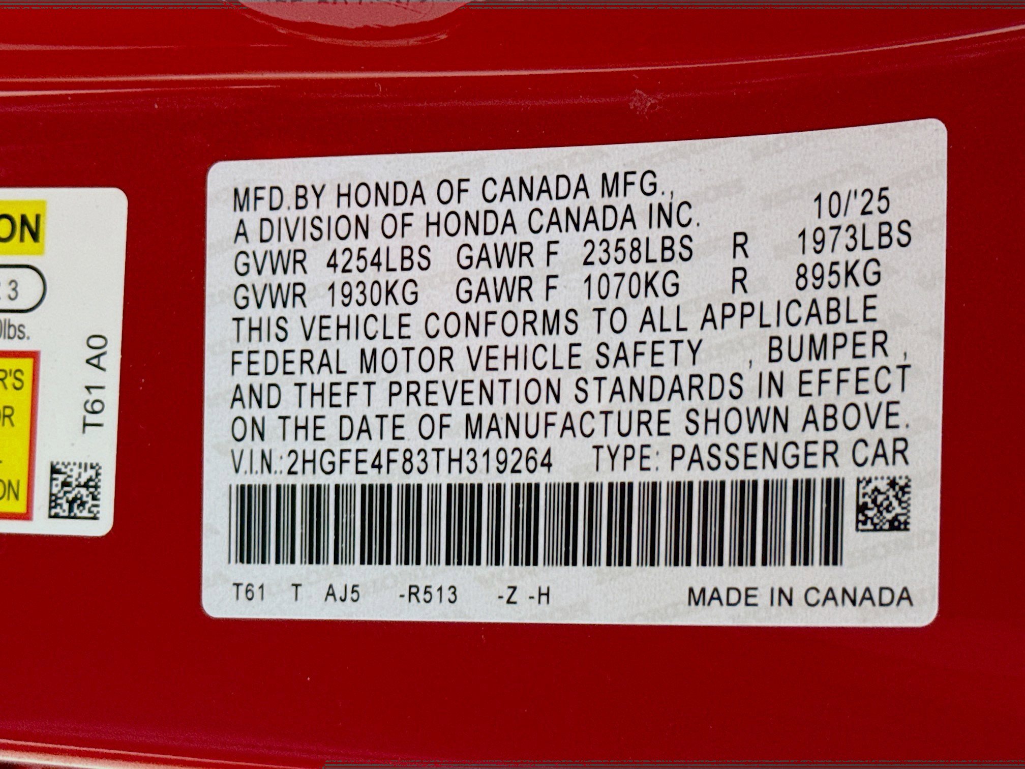 New 2026 Honda Civic Sport Touring image 39