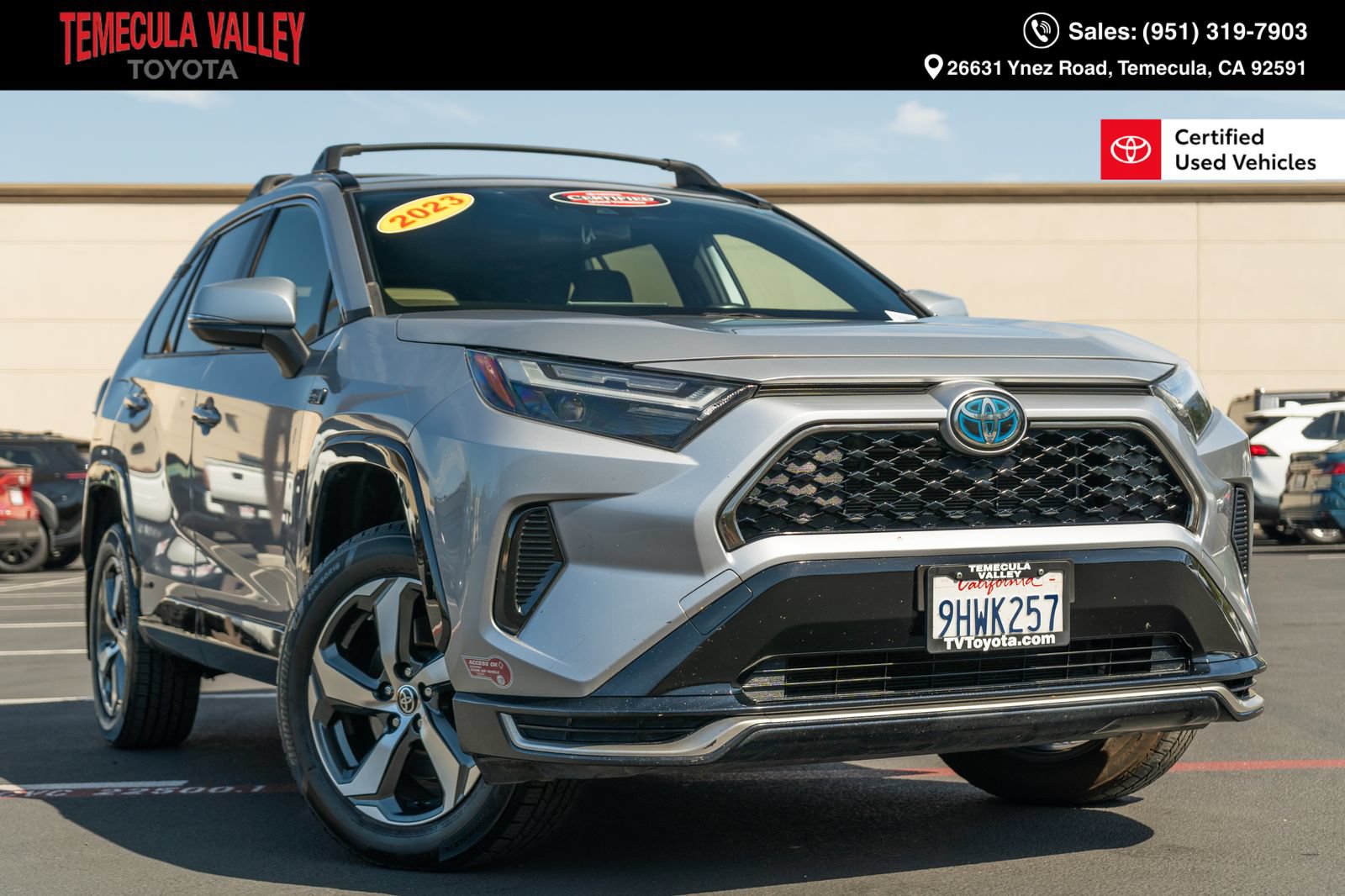 Certified 2023 Toyota RAV4 SE w/ Weather & Moonroof Package AWD/4WD image 1
