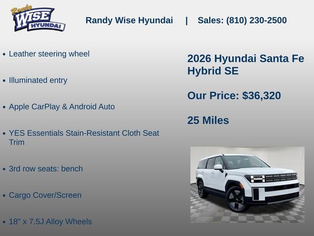 New 2026 Hyundai Santa Fe SE FWD image 15