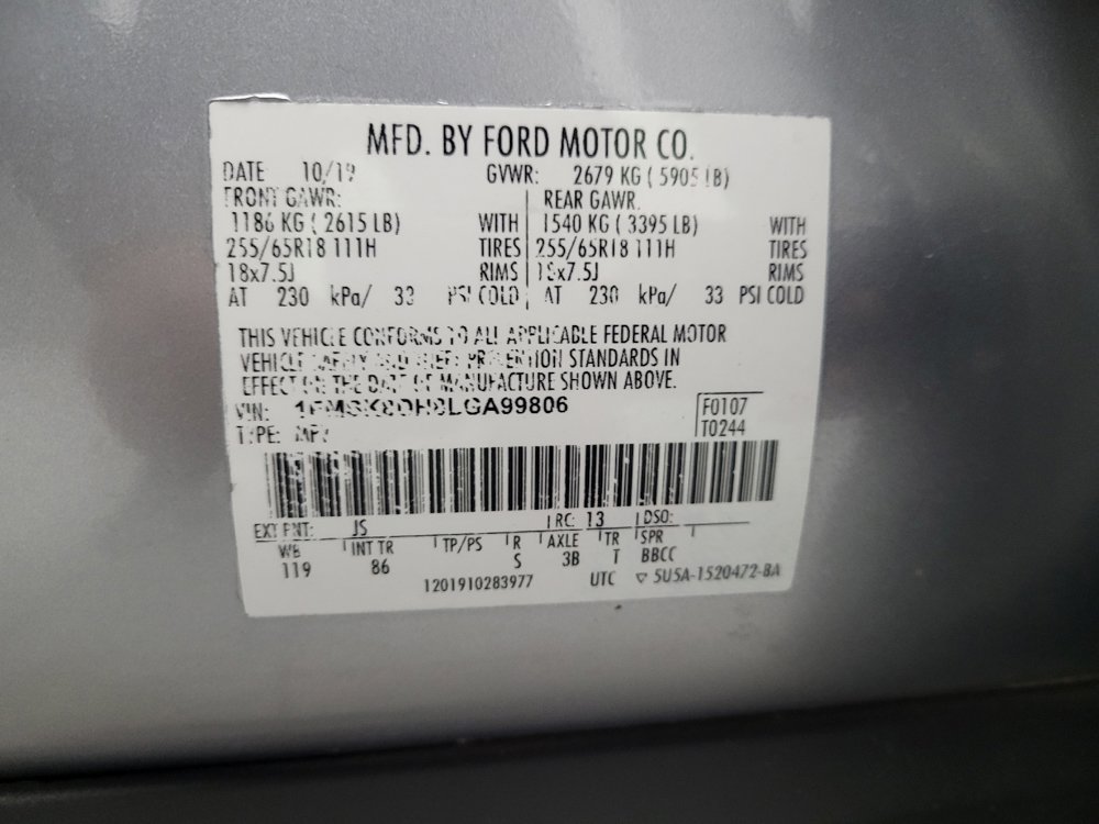 Used 2020 Ford Explorer XLT w/ Comfort Package AWD/4WD image 33