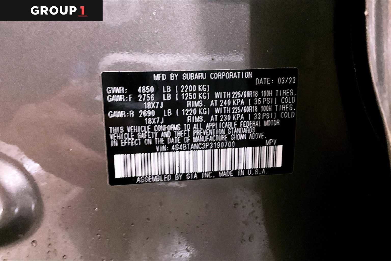 Certified 2023 Subaru Outback Limited image 37