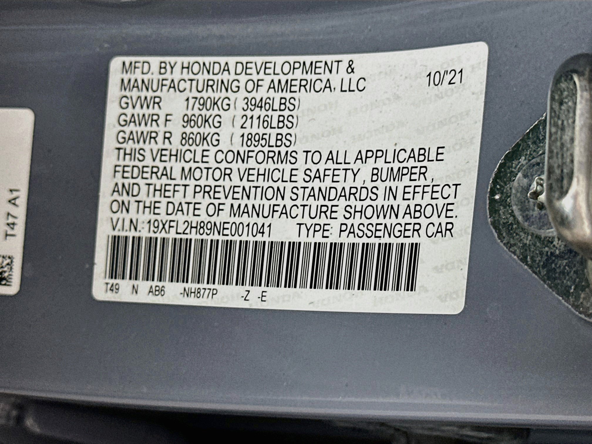 Used 2022 Honda Civic Sport image 12