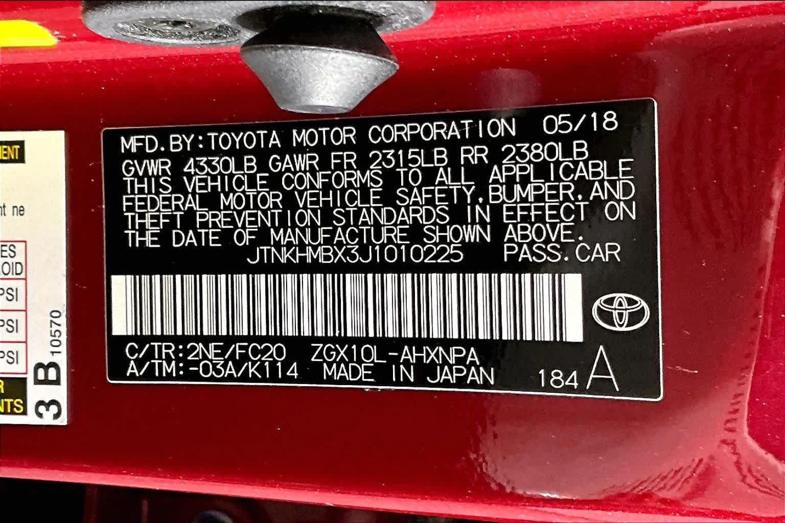 Used 2018 Toyota C-HR XLE FWD image 33