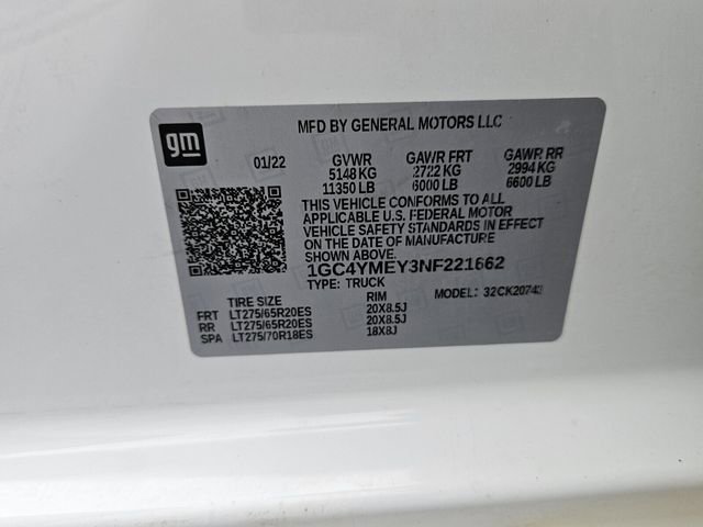 Used 2022 Chevrolet Silverado 2500 Custom w/ Custom Value Package image 7