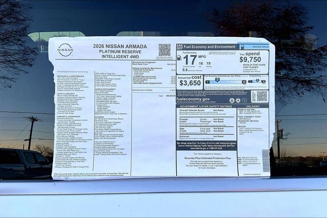 New 2026 Nissan Armada Platinum Reserve image 14