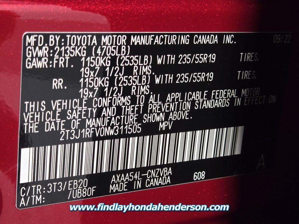 Used 2022 Toyota RAV4 Adventure image 13