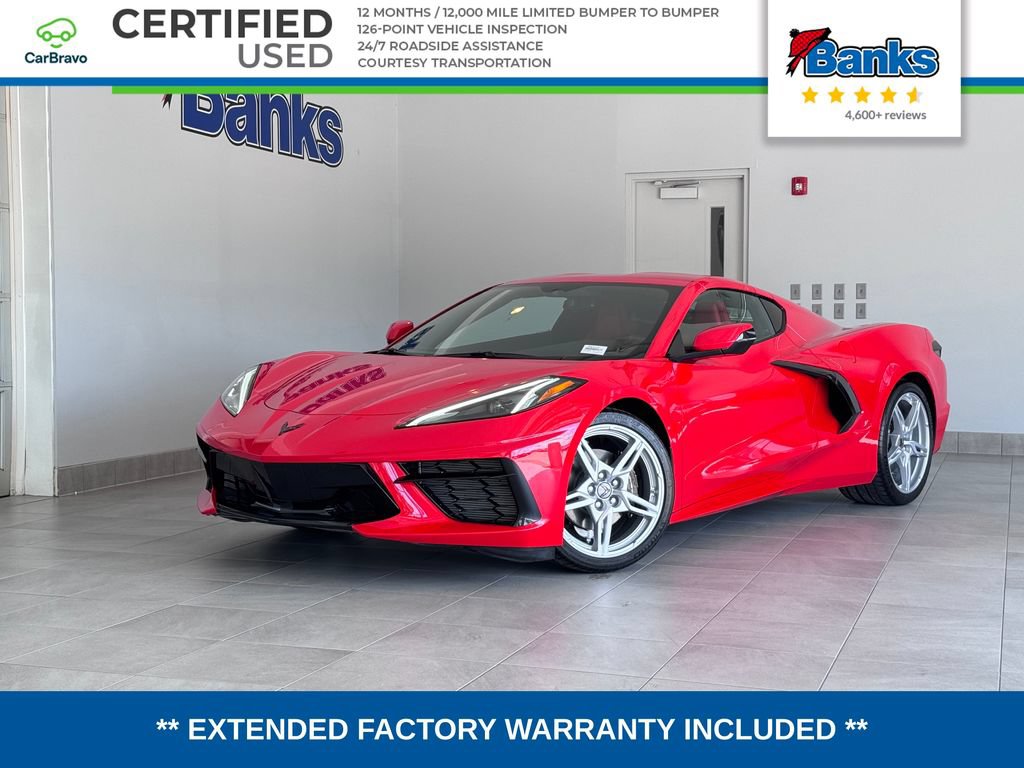 Certified 2021 Chevrolet Corvette Stingray Coupe w/ 1LT