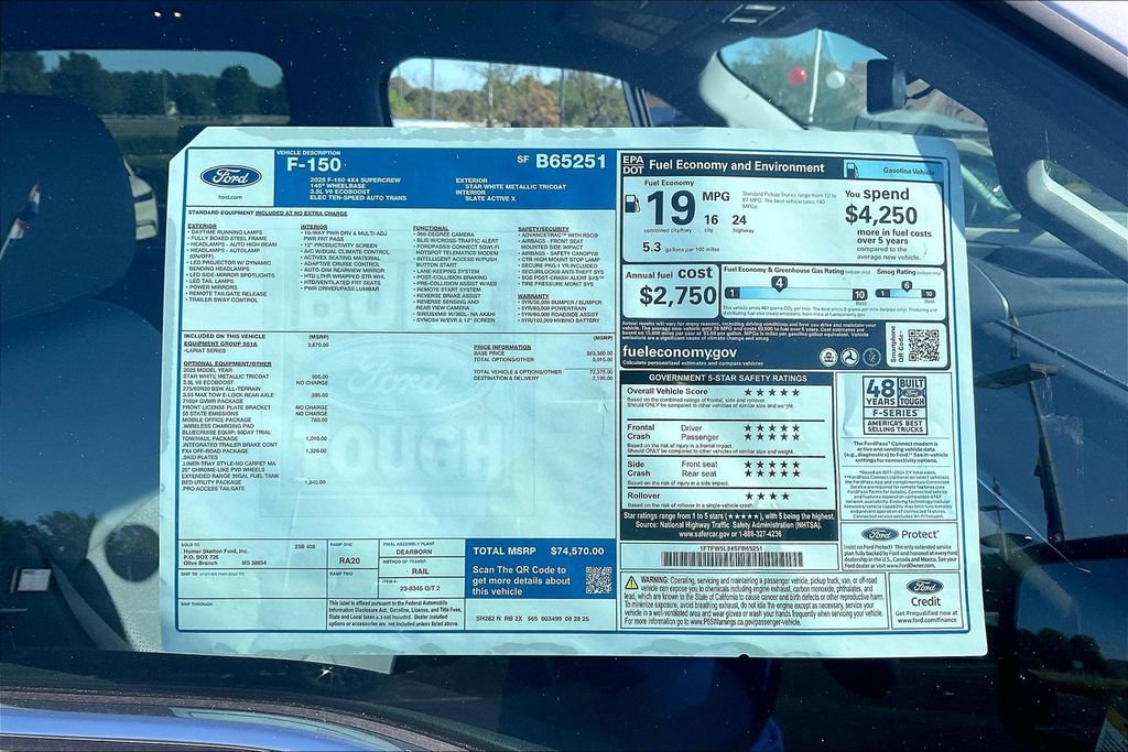 New 2025 Ford F150 Lariat w/ Equipment Group 501A Mid image 14