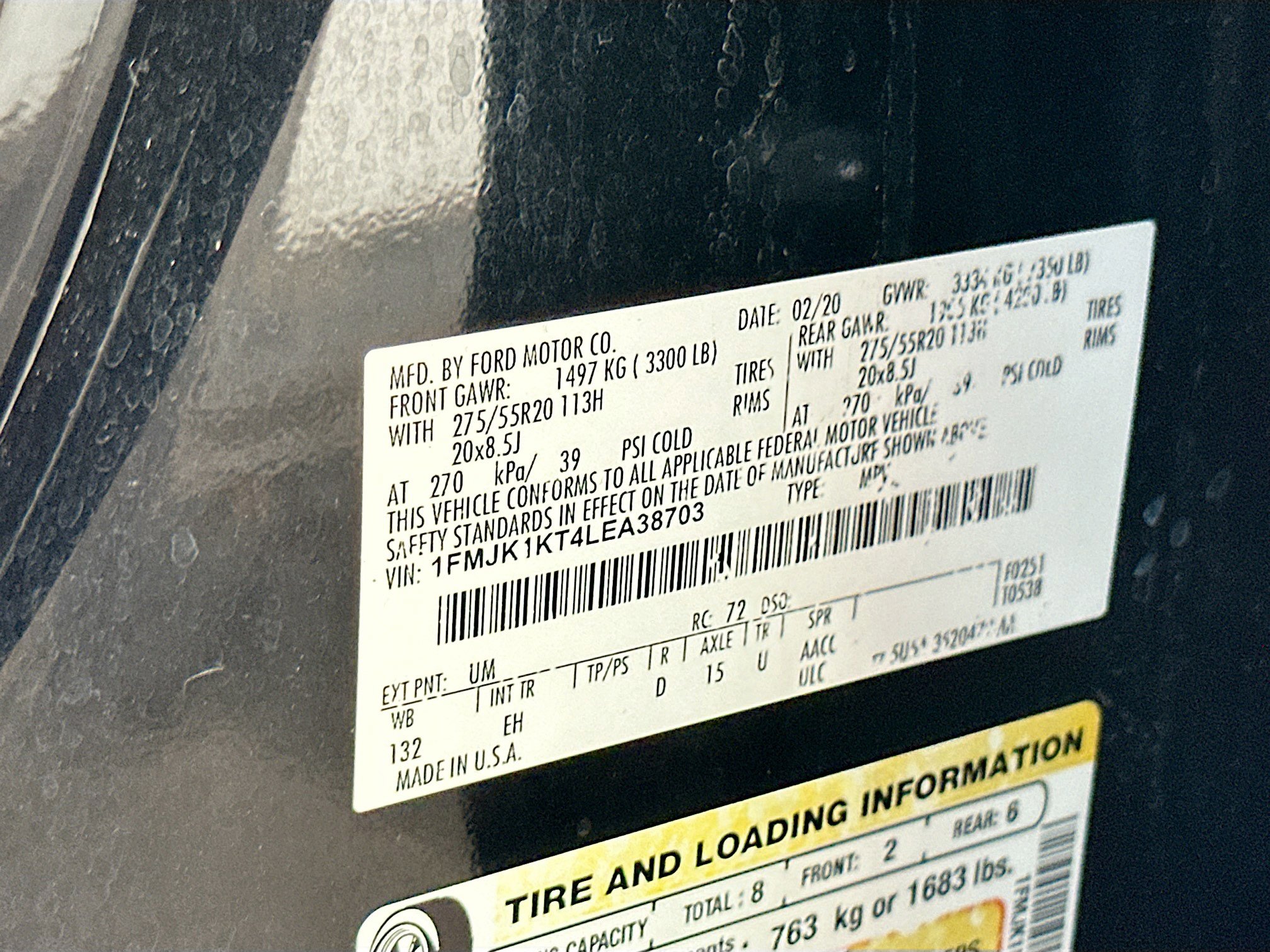 Used 2020 Ford Expedition Max Limited image 36