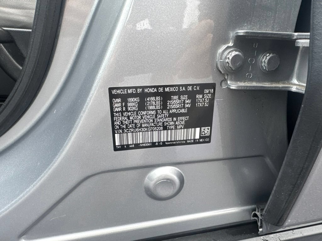 Certified 2019 Honda HR-V LX image 22