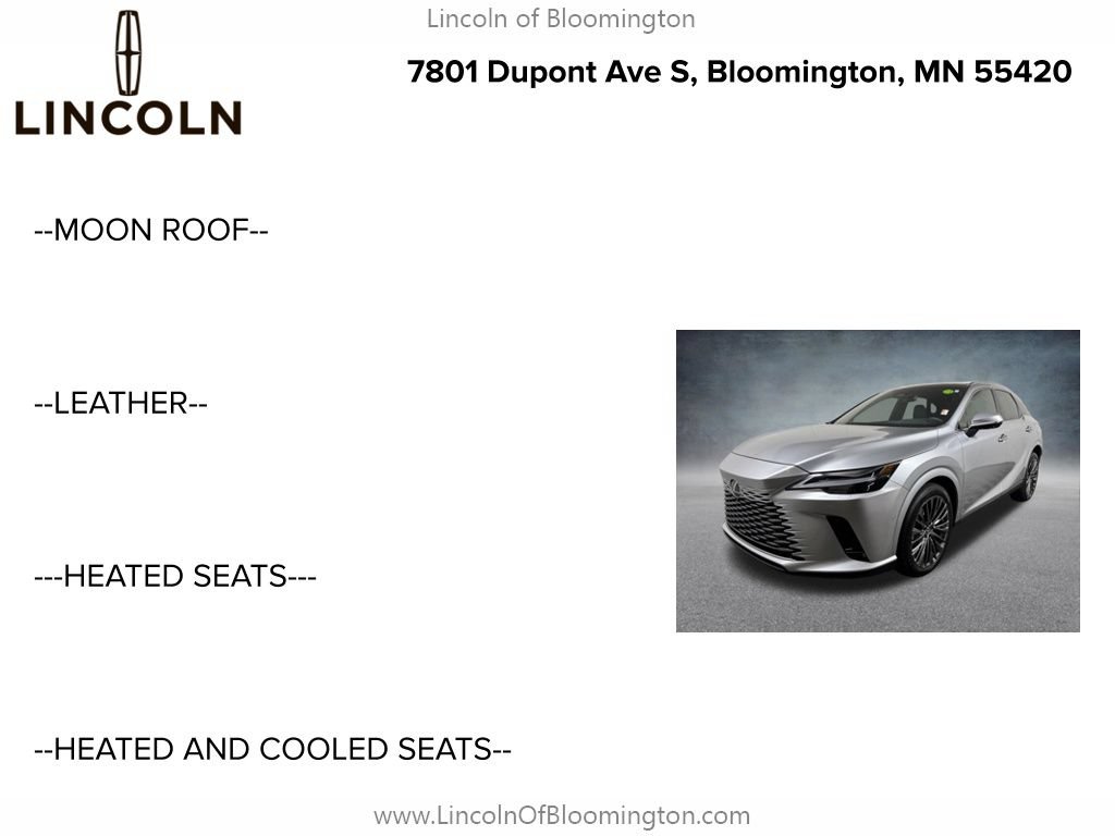 Used 2025 Lexus RX 350 AWD w/ Convenience Package image 5