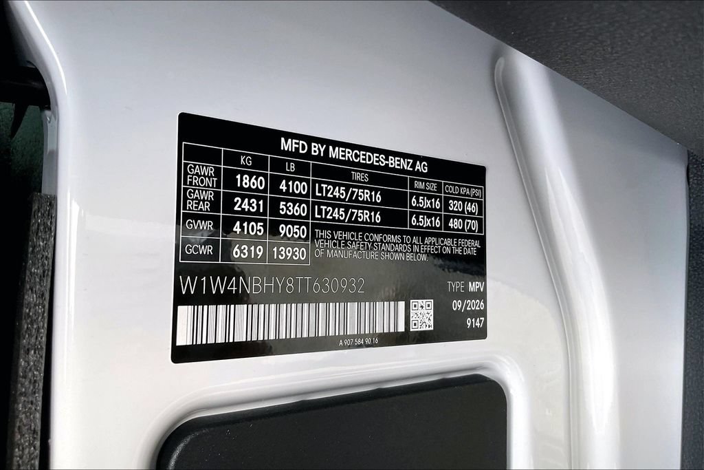 New 2026 Mercedes-Benz Sprinter 2500 image 12