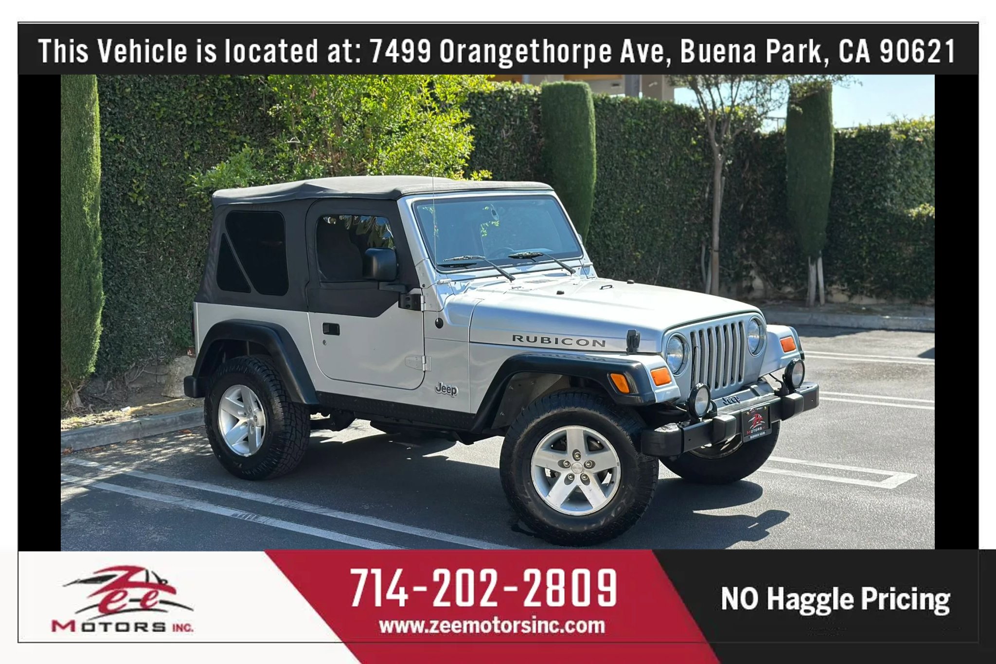 Used 2003 Jeep Wrangler Rubicon AWD/4WD image 1