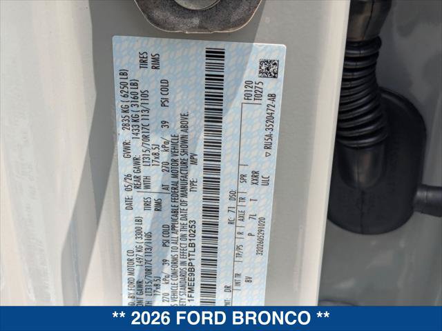 New 2026 Ford Bronco Badlands AWD/4WD image 20