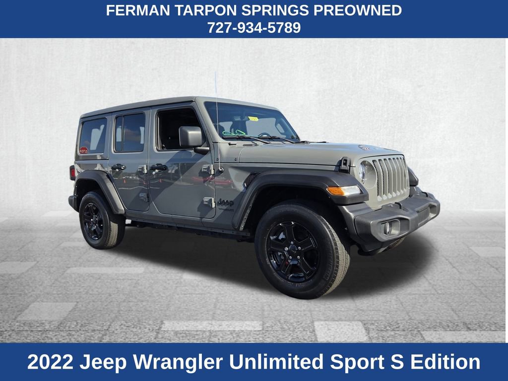 Used 2022 Jeep Wrangler Unlimited Sport w/ Sun And Sound Package video 1