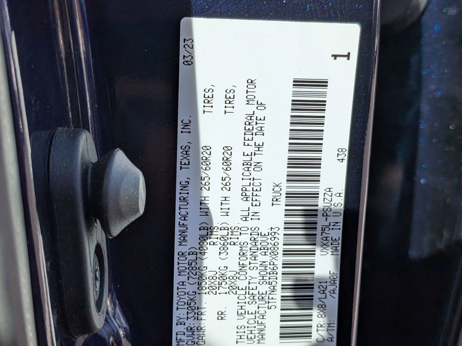Used 2023 Toyota Tundra Platinum image 41