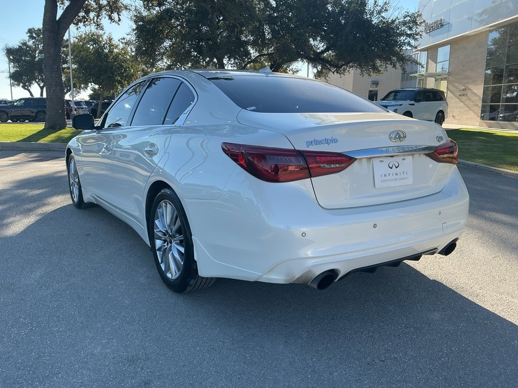 Used 2021 INFINITI Q50 Luxe w/ Seat & Sound Package image 7
