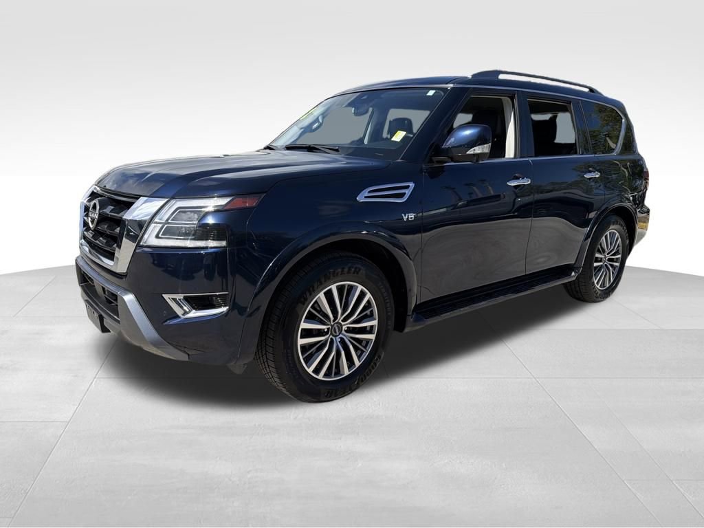 Certified 2022 Nissan Armada SL w/ Captain's Chairs Package image 3