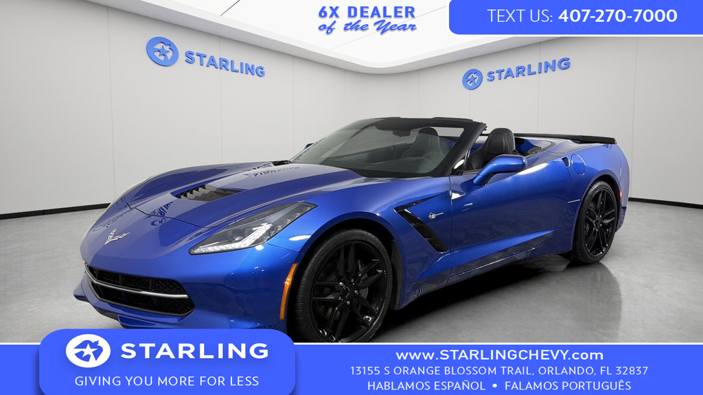 Used 2019 Chevrolet Corvette Stingray Convertible w/ Battery Protection Package