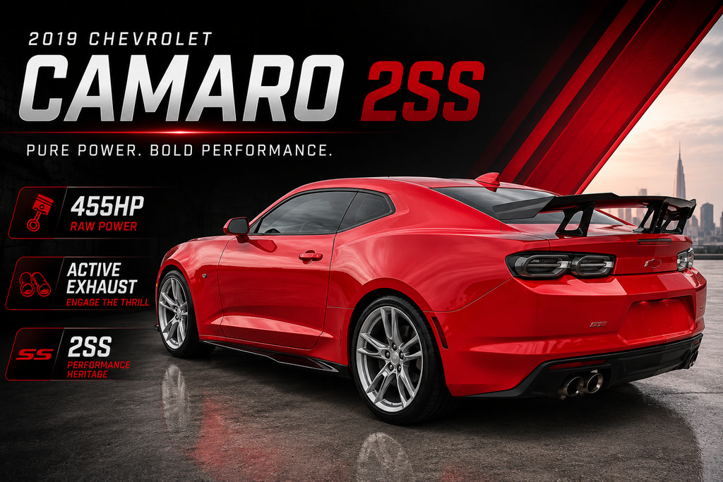 Used 2019 Chevrolet Camaro SS RWD image 8