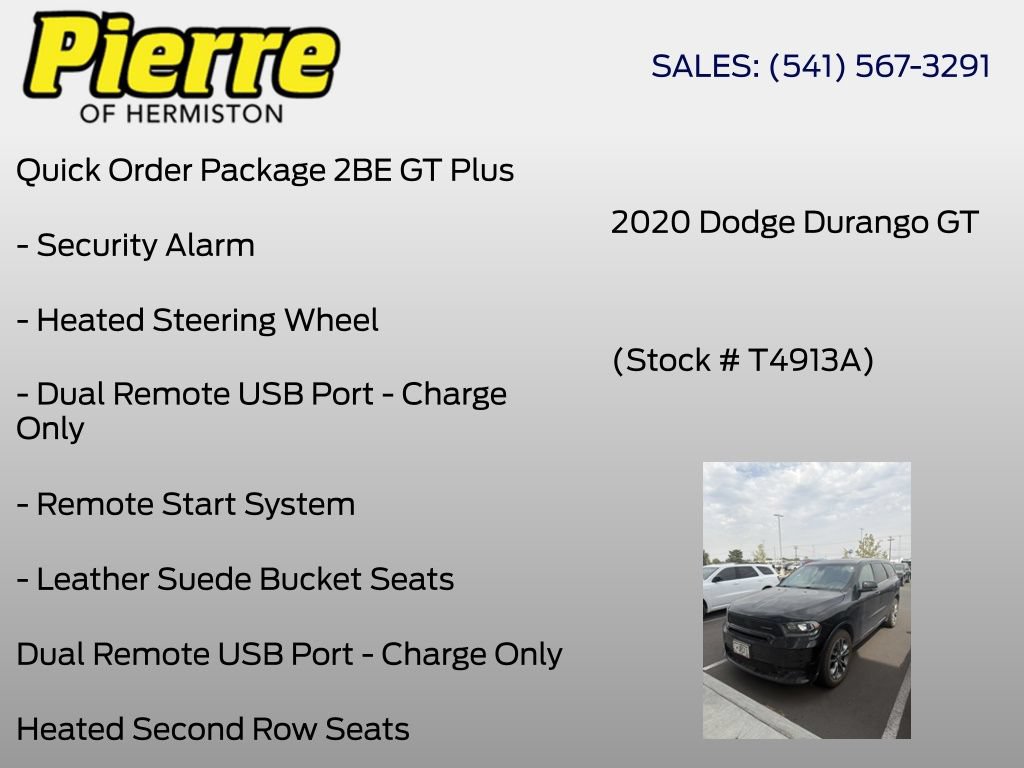Used 2020 Dodge Durango GT AWD/4WD image 10