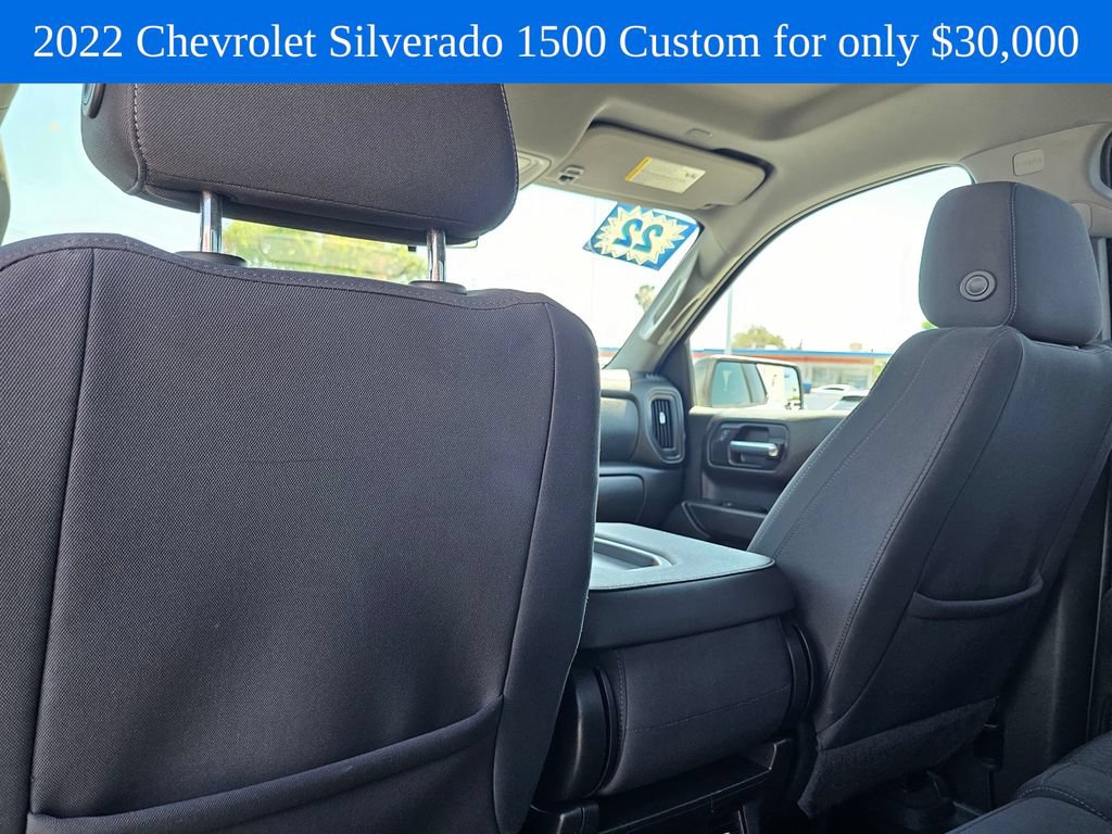 Used 2022 Chevrolet Silverado 1500 Custom w/ Safety Confidence Package RWD image 19