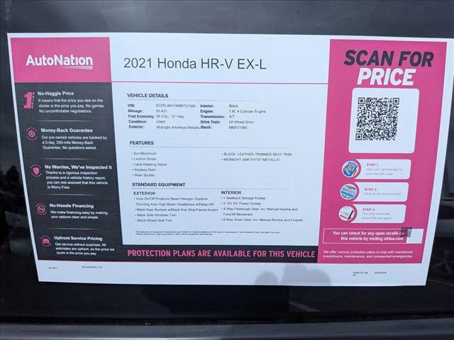 Used 2021 Honda HR-V EX-L image 15