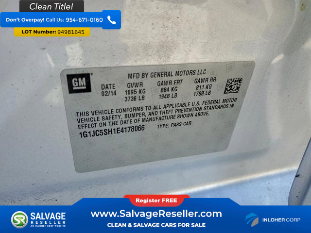 Used 2014 Chevrolet Sonic LT image 16