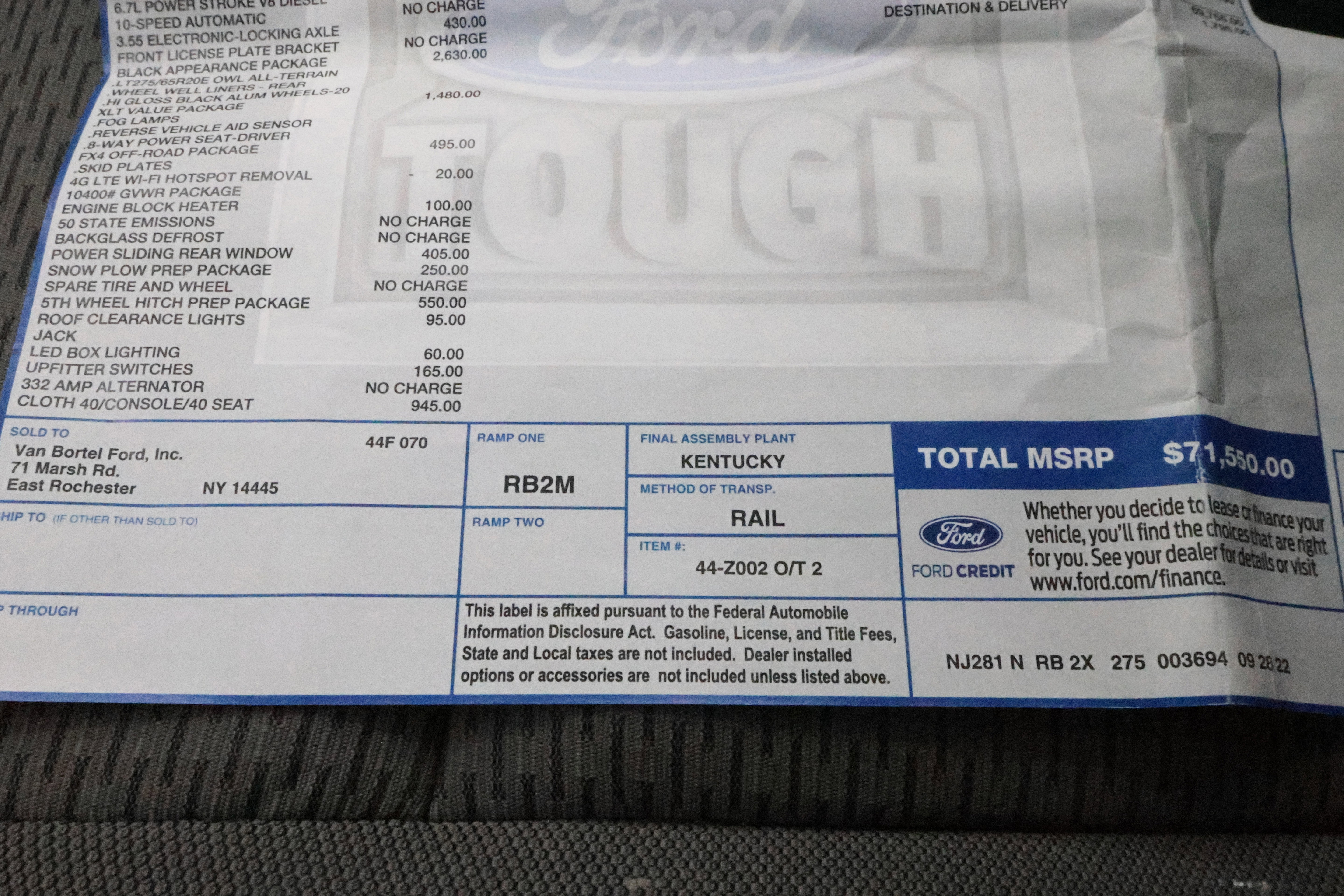 Used 2022 Ford F250 XLT w/ Black Appearance Package image 59