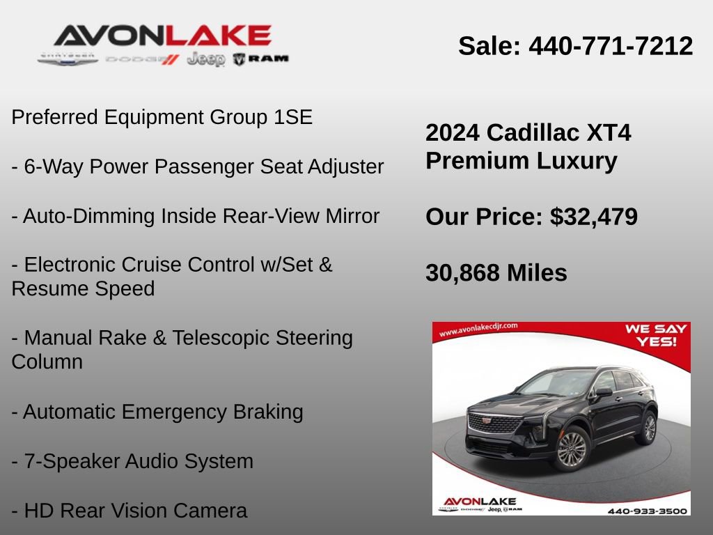 Used 2024 Cadillac XT4 Premium Luxury image 6