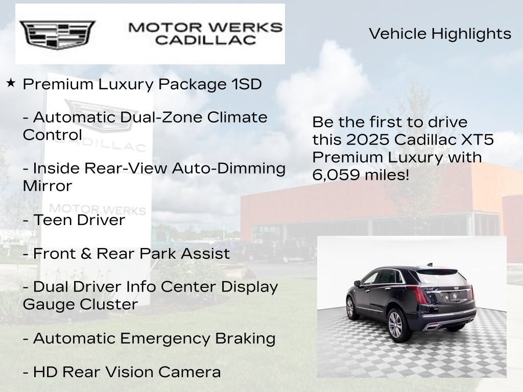 New 2025 Cadillac XT5 Premium Luxury image 6