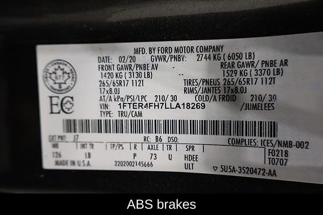 Used 2020 Ford Ranger XLT w/ Equipment Group 302A Luxury image 23