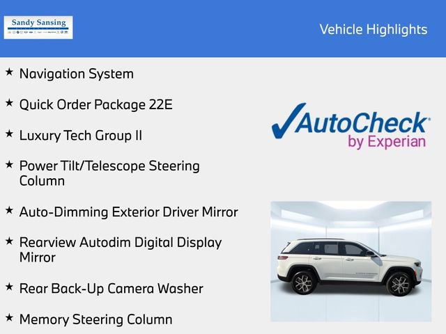 New 2025 Jeep Grand Cherokee Limited w/ Luxury Tech Group II image 7