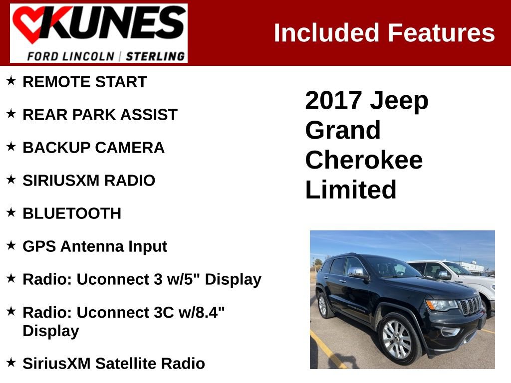 Used 2017 Jeep Grand Cherokee Limited image 2