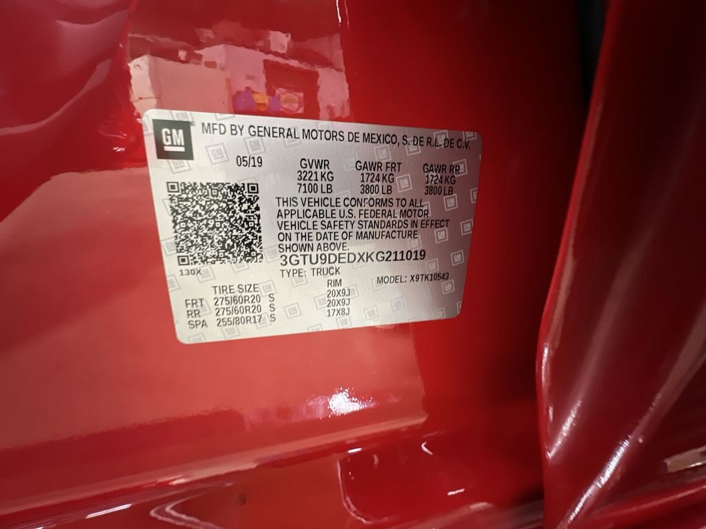 Certified 2019 GMC Sierra 1500 SLT w/ X31 Off-Road Package image 33