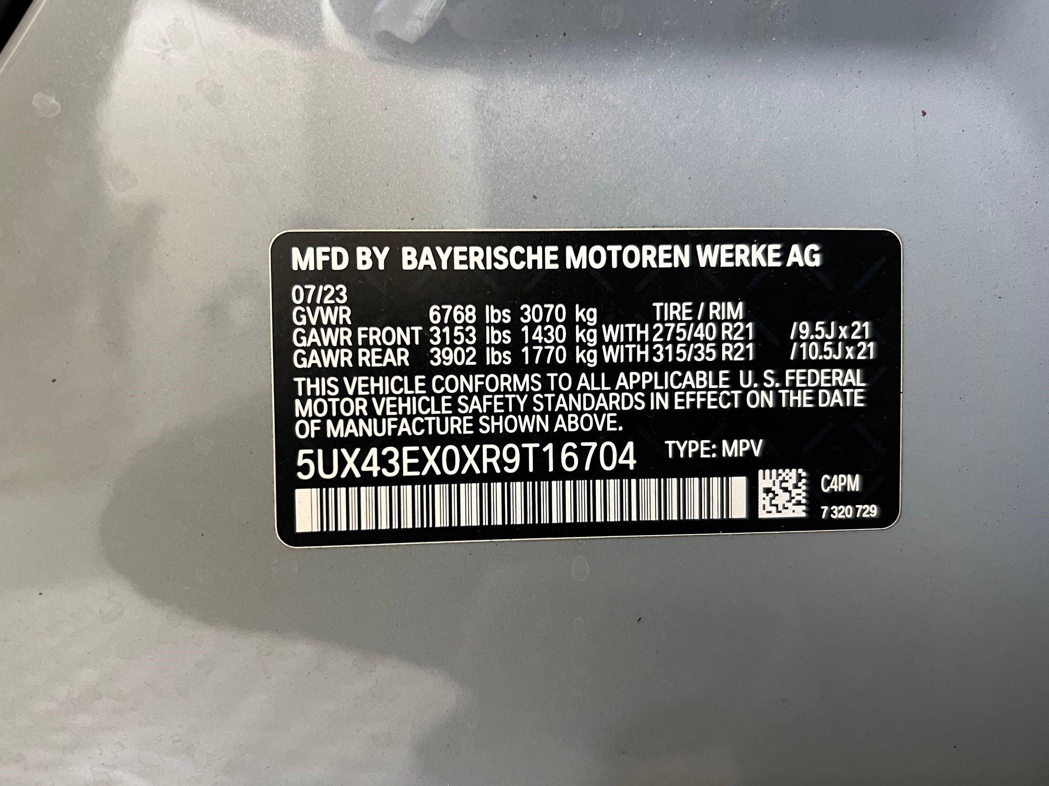 Certified 2024 BMW X6 M60i w/ Executive Package image 22