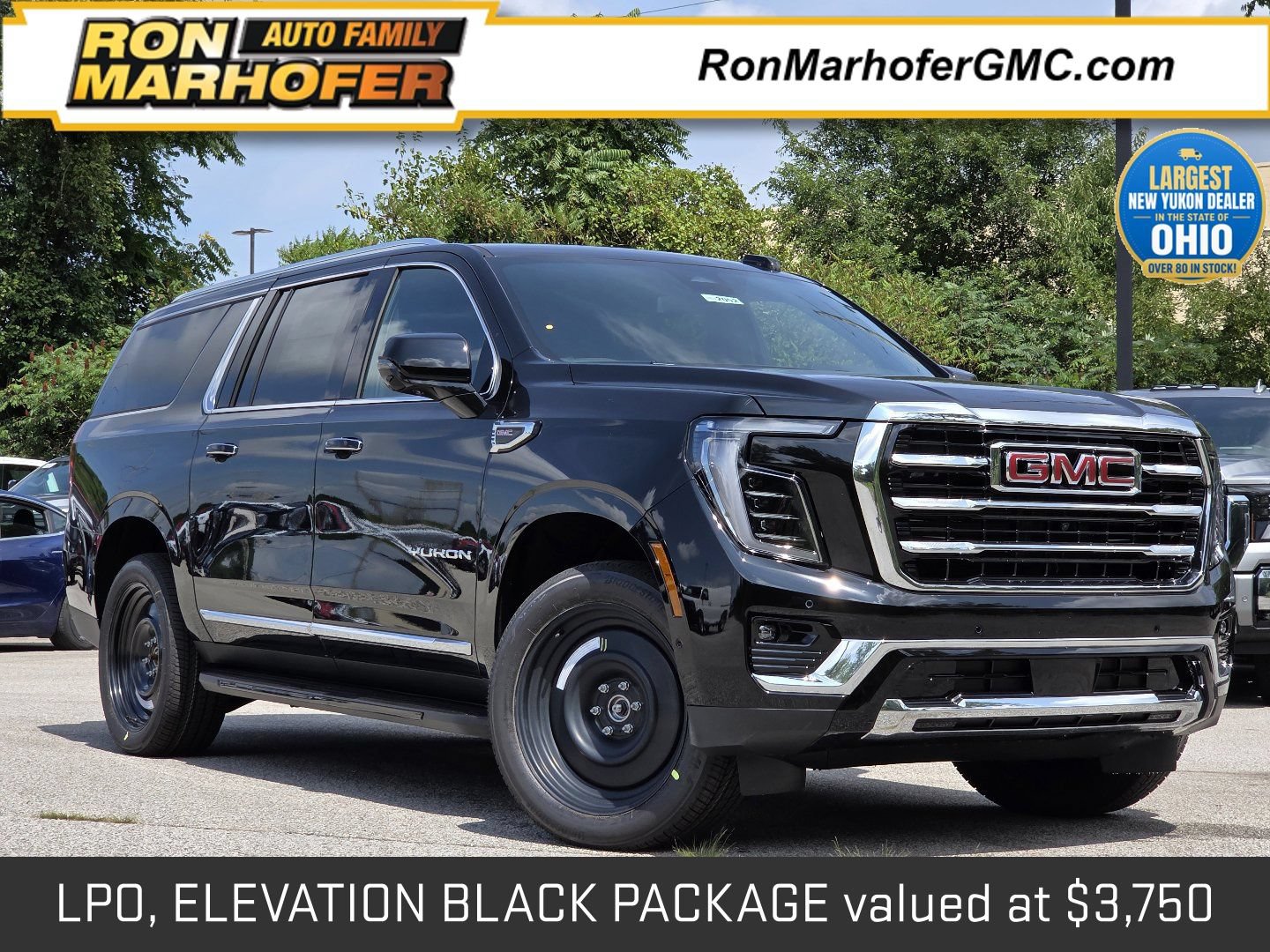 New 2026 GMC Yukon XL Elevation w/ LPO, Elevation Black Package AWD/4WD 360° Tour