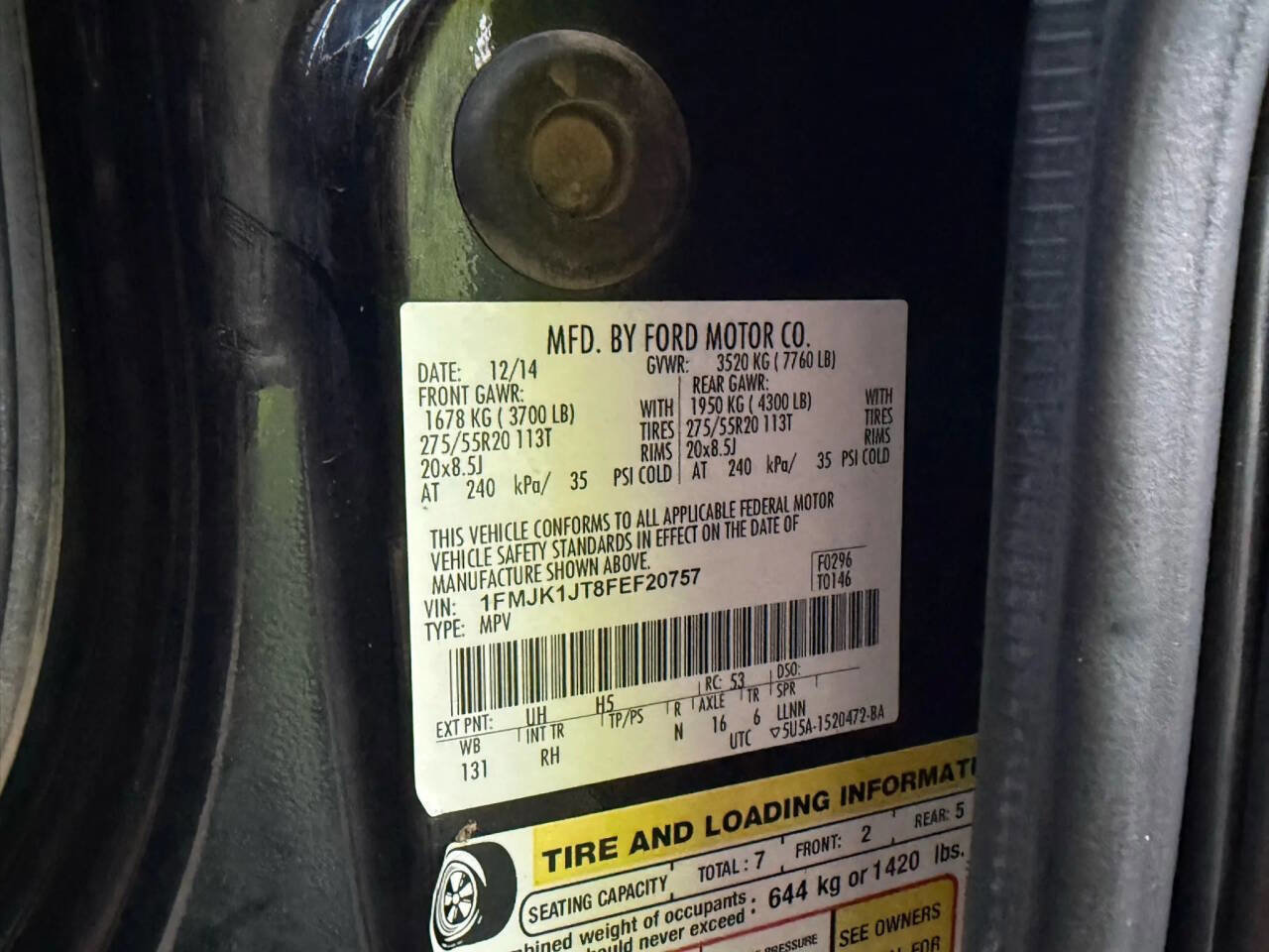 Used 2015 Ford Expedition EL King Ranch image 33