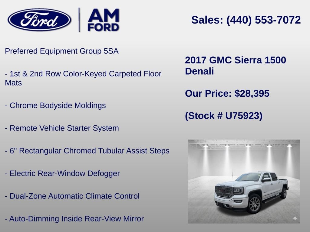 Used 2017 GMC Sierra 1500 Denali AWD/4WD image 12