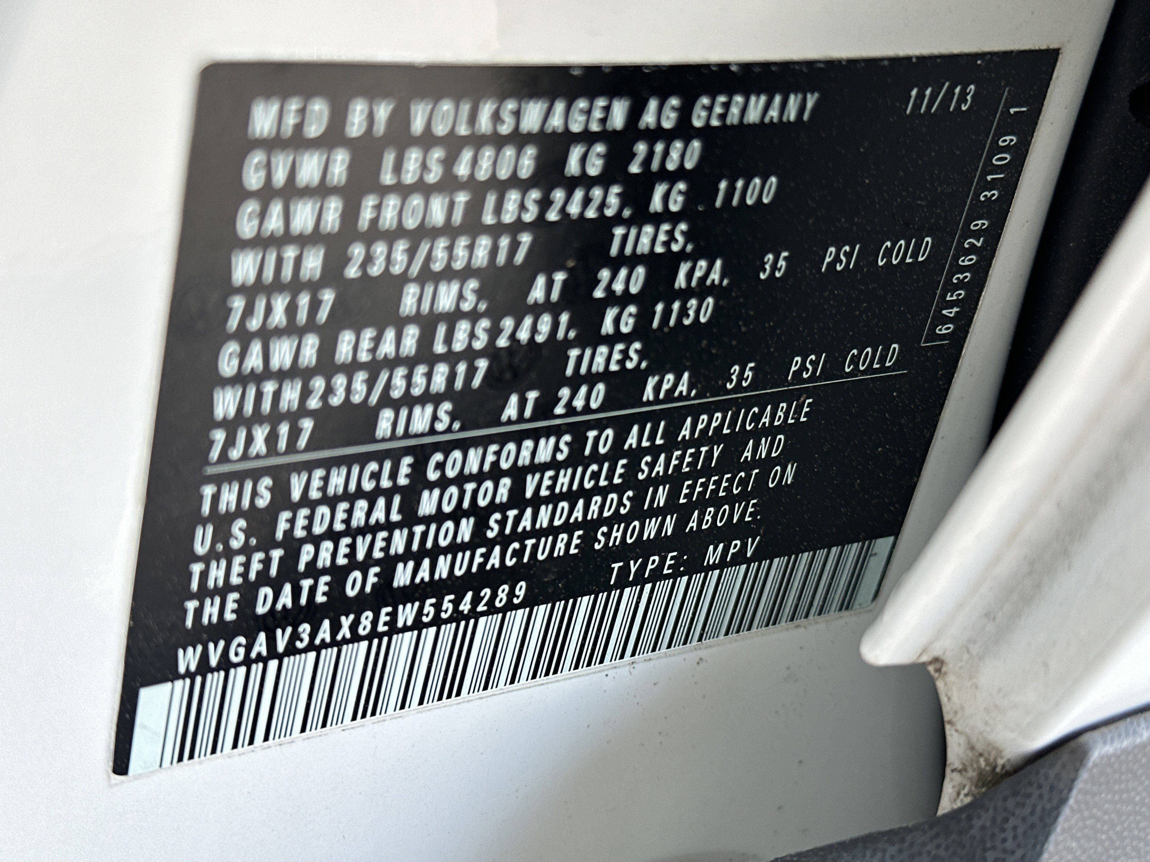 Used 2014 Volkswagen Tiguan S image 26