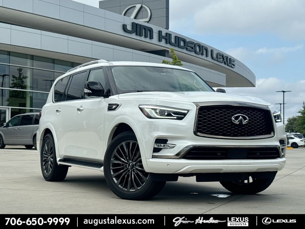 Used 2023 INFINITI QX80 Premium Select w/ Cargo Package AWD/4WD video 1