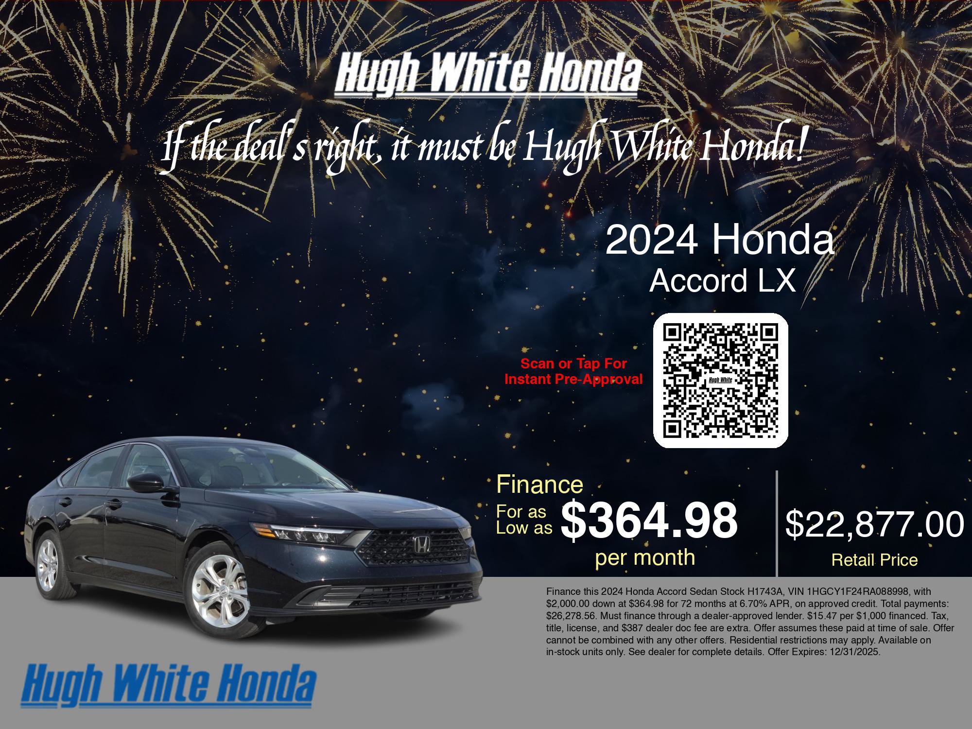 Used 2024 Honda Accord LX image 3