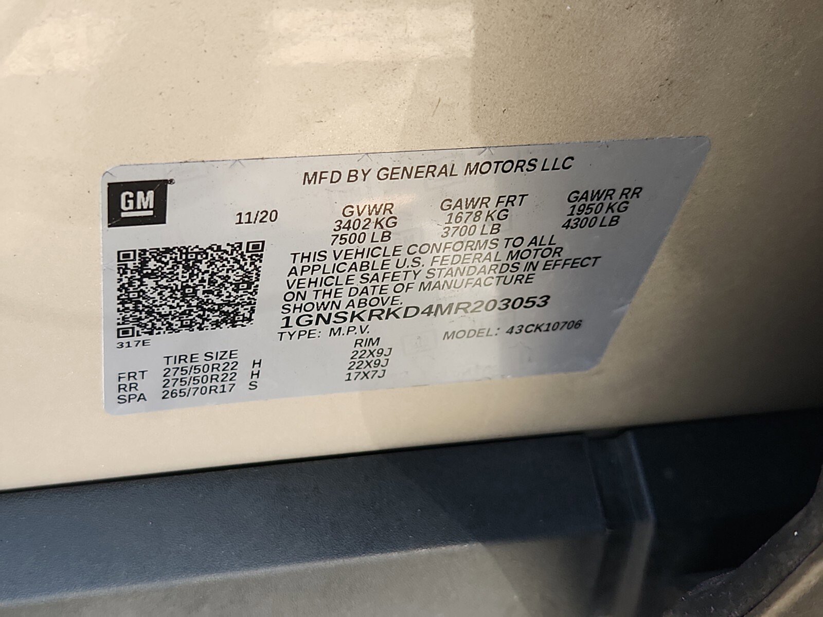 Used 2021 Chevrolet Tahoe RST w/ Luxury Package image 33