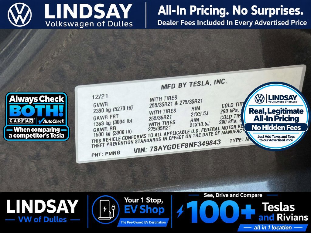 Used 2022 Tesla Model Y Performance AWD/4WD image 29