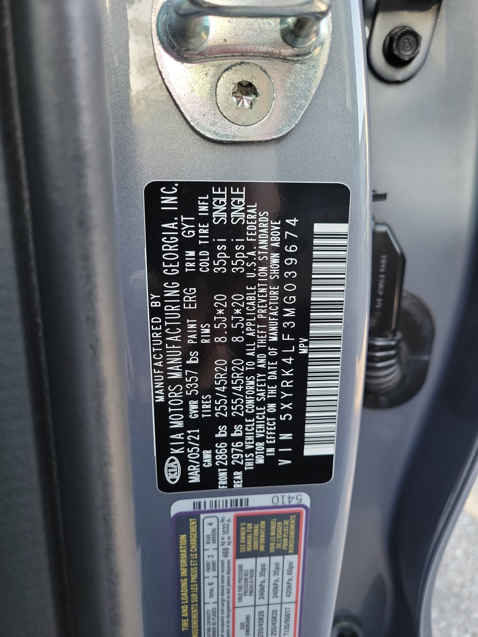 Certified 2021 Kia Sorento SX FWD image 33
