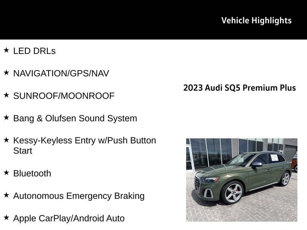 Used 2023 Audi SQ5 Premium Plus w/ Premium Plus Package AWD/4WD image 31