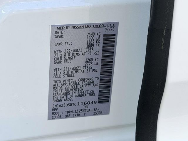 New 2026 Nissan Murano Platinum w/ Cargo Package AWD/4WD image 25