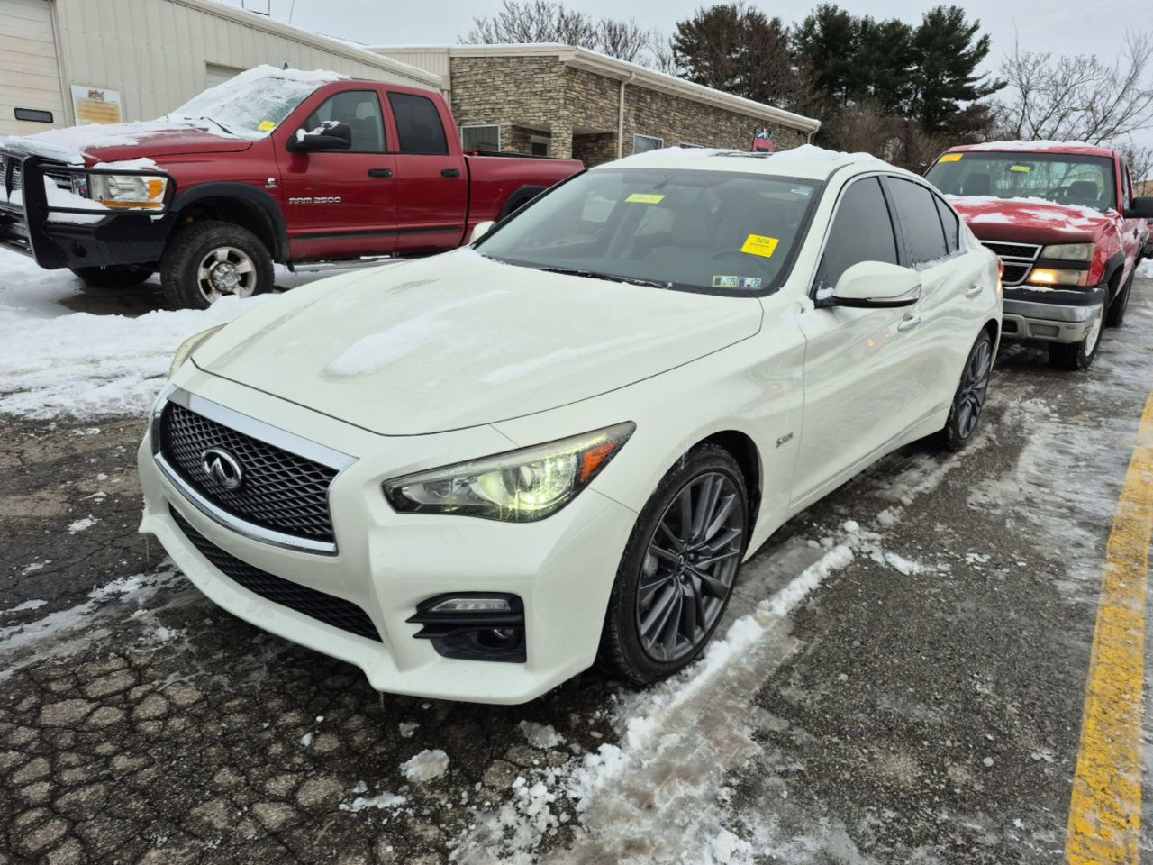 Used 2016 INFINITI Q50 Red Sport 400