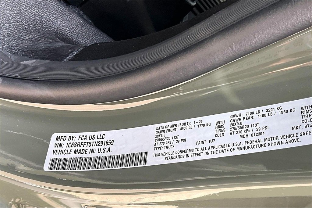 New 2026 RAM 1500 4x4 Crew Cab image 13