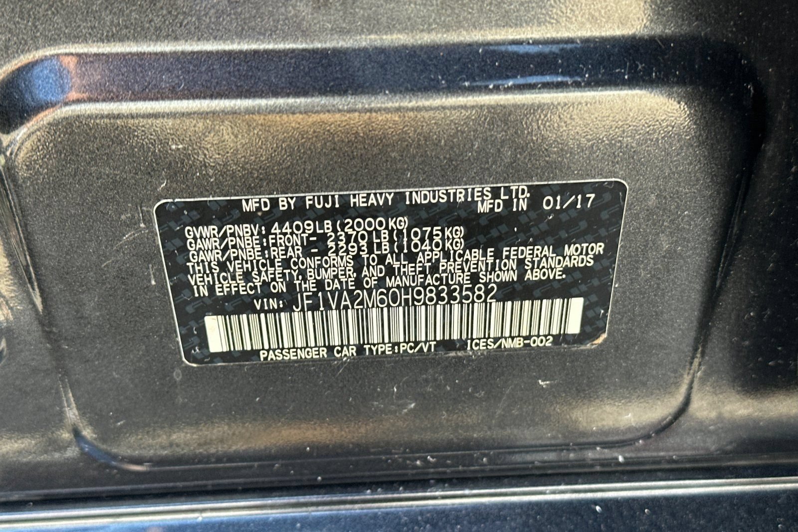 Used 2017 Subaru WRX STI AWD/4WD image 31